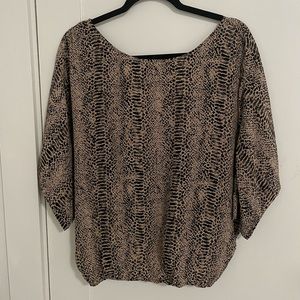 Tart 100% Silk Top Sz M